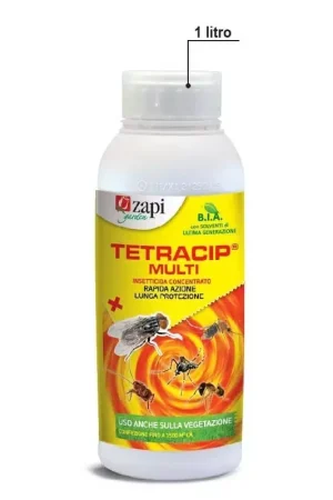 Makkelijk bestellen - Zapi Tetracip Multi Geconcentreerd Insecticide tegen Muggen 1 Lt