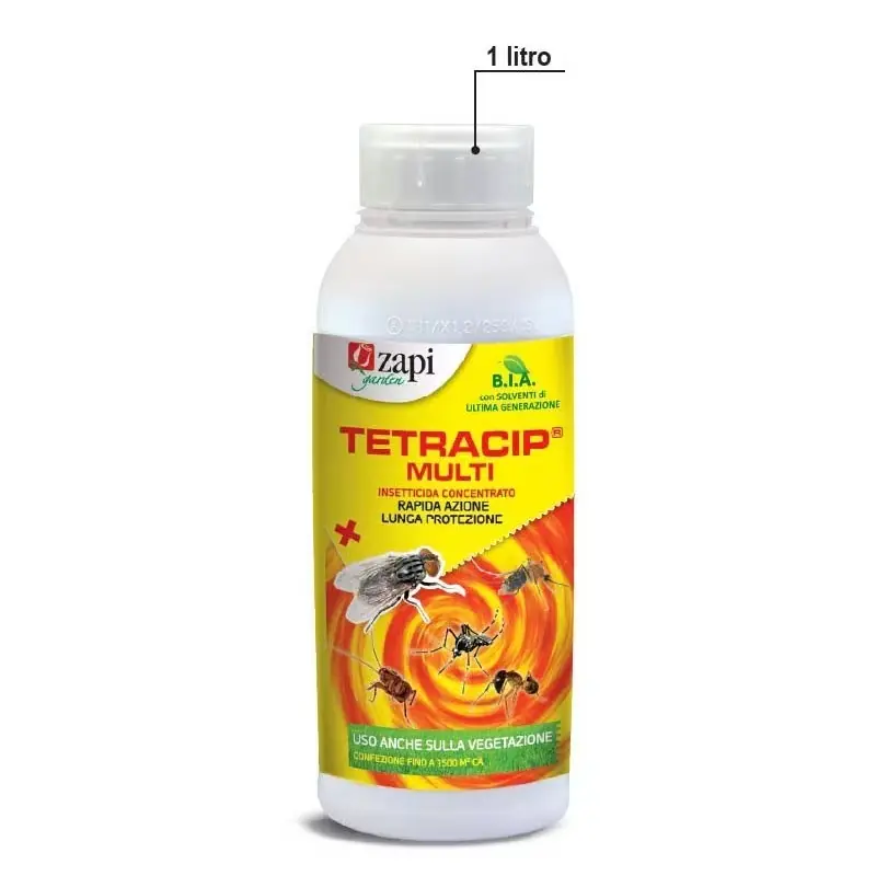 Makkelijk bestellen - Zapi Tetracip Multi Geconcentreerd Insecticide tegen Muggen 1 Lt