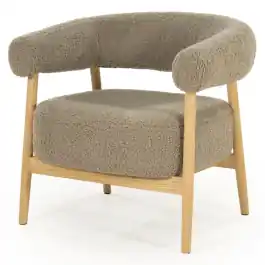 Fauteuil Mysa taupe | Veilig winkelen