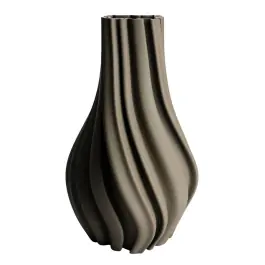 Meest verkocht - Vaas Trogon hoog taupe
