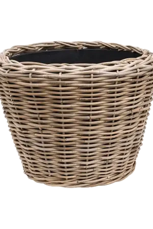 Nieuw - Drypot Rotan Grijs - outdoor