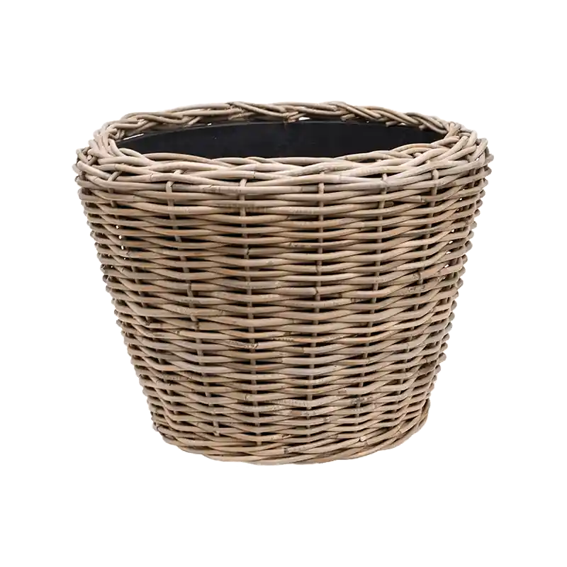 Nieuw - Drypot Rotan Grijs - outdoor