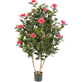 Camelia Japonica roze - kunstplant | Hoge kwaliteit