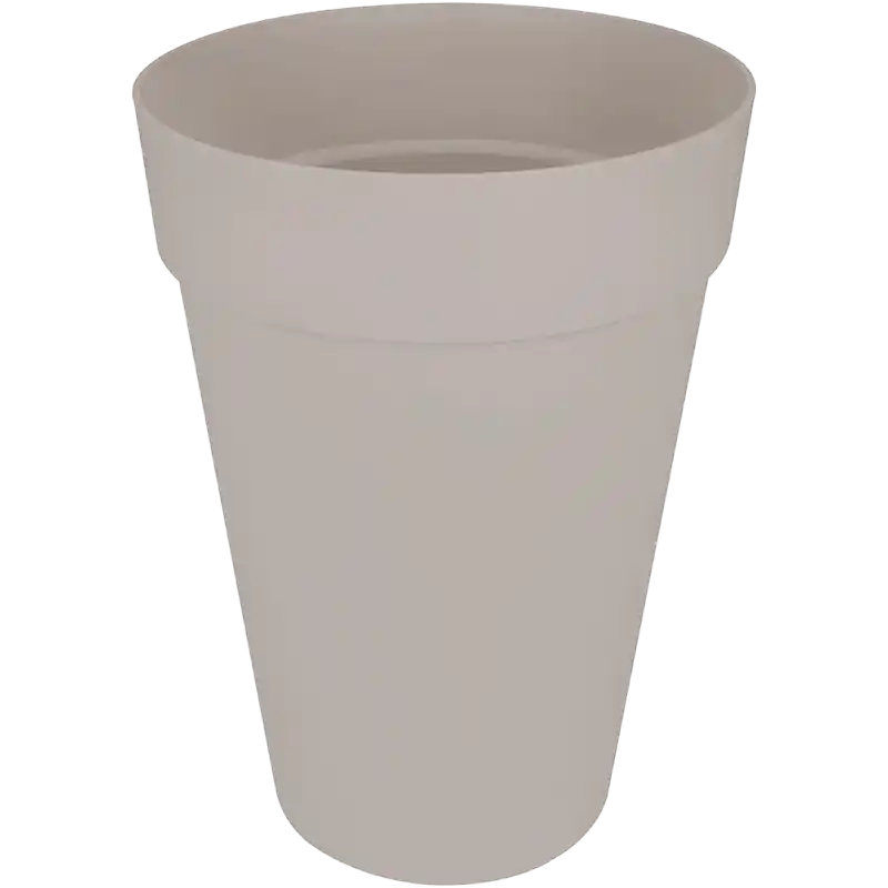 Elho Urban Loft Rond Hoog Beige - Prijs verlaagd