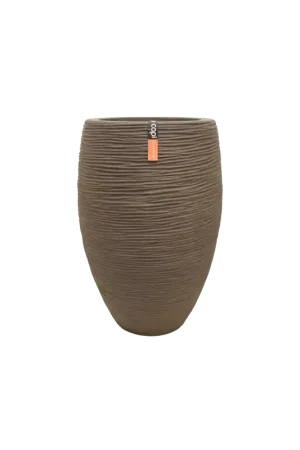 Capi Nature Rib Vase Deluxe Taupe - Sale