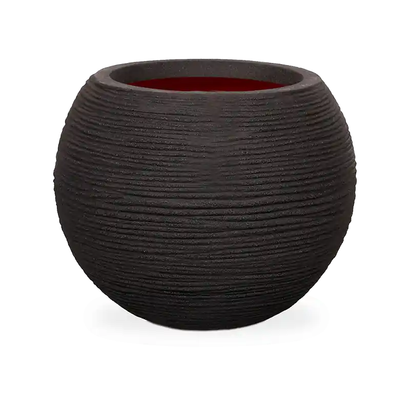 Veel gevraagd - Capi Nature Rib Vase Ball Zwart