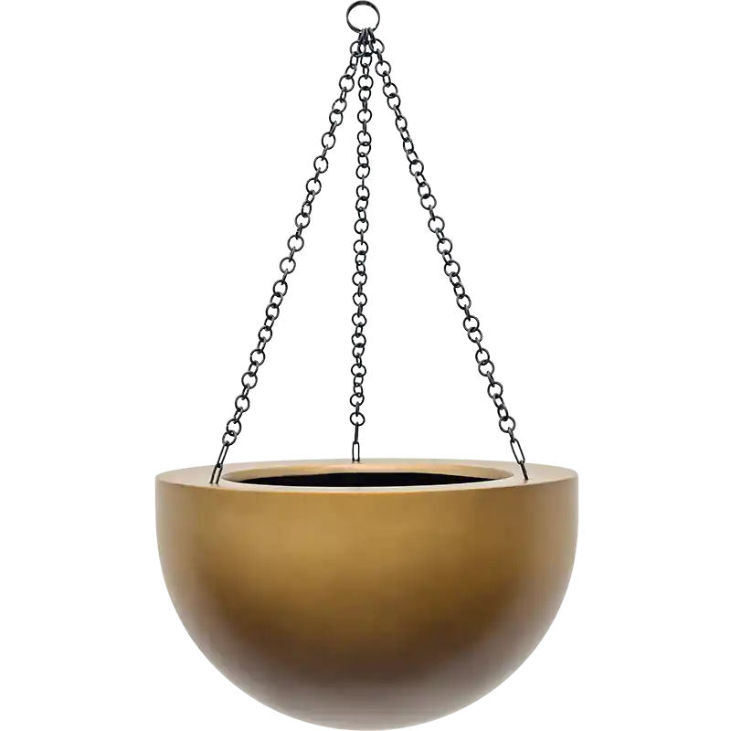 Metallic Bowl Hanger Honey - Bijna uitverkocht