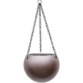 Nieuw binnengekomen - Metallic Globe Hanger Coffee