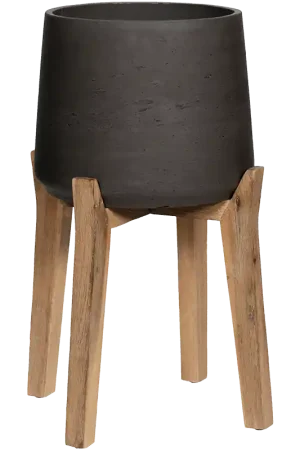 Dagdeal | Rugged Patt With Feet High Zwart