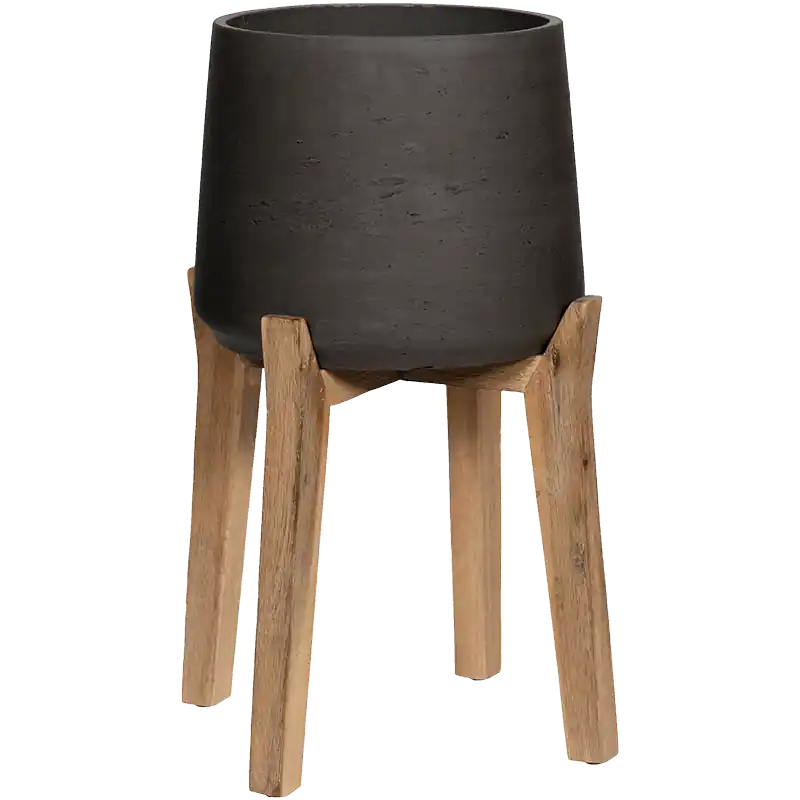 Dagdeal | Rugged Patt With Feet High Zwart