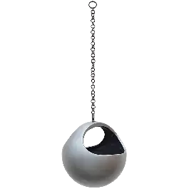 Bestel vandaag | Metallic Basket Hanger Grey