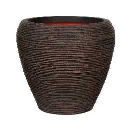 Direct beschikbaar - Capi Nature Rib Vase Taps Bruin