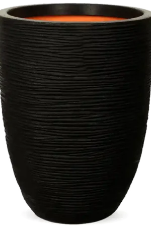Topkwaliteit | Capi Nature Rib Vase Elegant Zwart