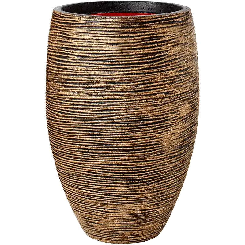 Bespaar nu - Capi Nature Rib Vase Deluxe Goud