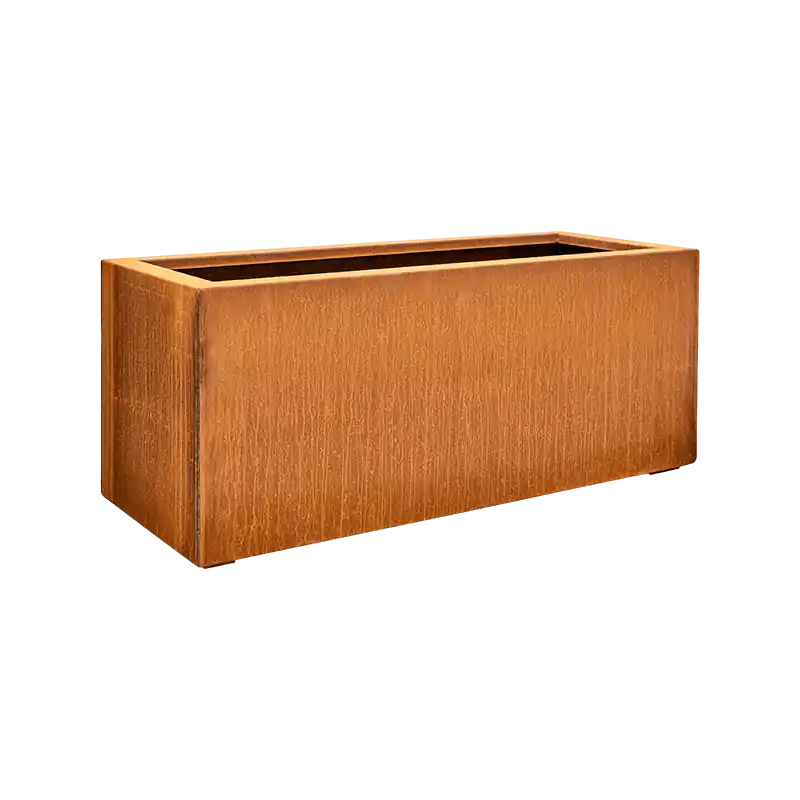 Cortensteel Rectangle Low - Prijs verlaagd