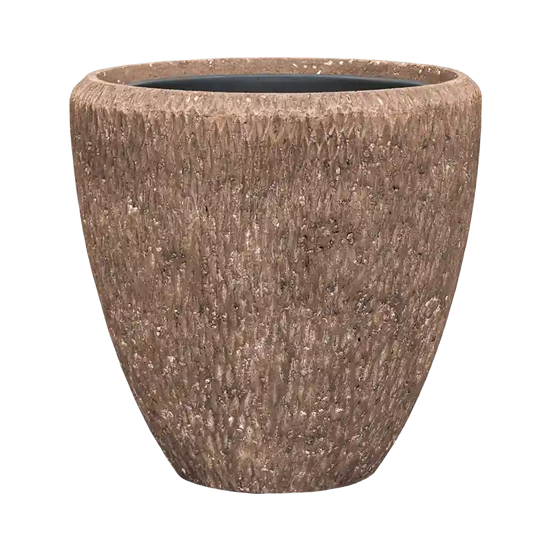 Polystone Rock Couple Bruin | Eenvoudig retourneren