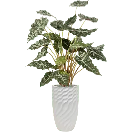 Favoriet van klanten - Alocasia in Luxe Lite Glossy Breaker Partner - kunstplant
