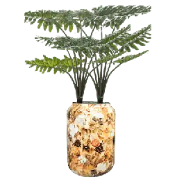 Philodendron in Designed by Lammie Cotton Cream - kunstplant | Pak je kans