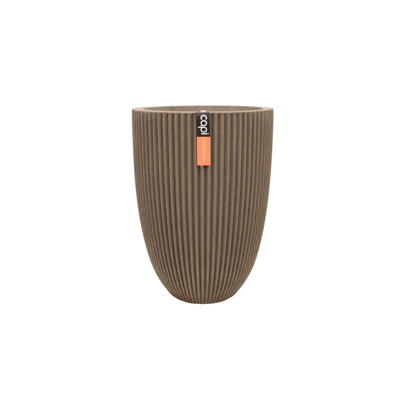 Nieuw in het assortiment | Capi Nature Groove Vase Taupe