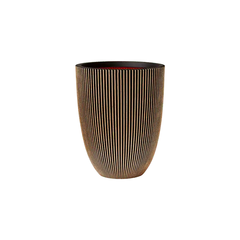 Capi Nature Groove Vase Goud | Nu beschikbaar