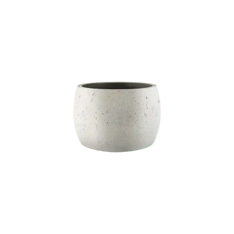 Grigio Modern Bowl Concrete Wit - Gratis retourneren