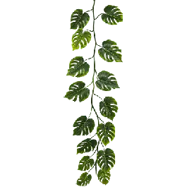 Monstera deliciosa blad XL - kunstplant - Nieuw