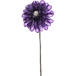 Dahlia glamour paars - kunstplant | Tijdelijk aanbod