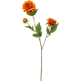 Scherpe prijs | Dahlia tak oranje - kunstplant