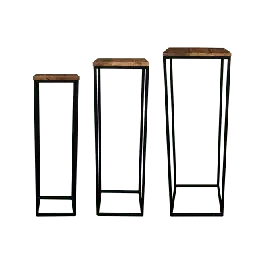 Plantentafel Lucie Natural (set van 3) | Bestel nu