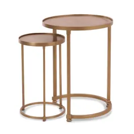 Bijzettafel Genève goud (set van 2 stuks) | Meest verkocht