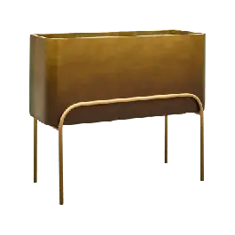 Goed beoordeeld - Metallic Rectangle Honey with feed high