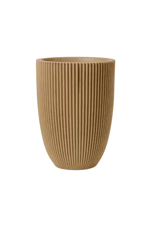 Capi Nature Groove Vase Beige - Lage prijs