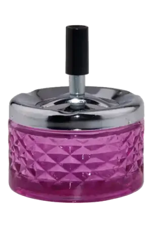 Angelo Draaiende Asbak Glas - ⌀9.5cm | Veilig betalen