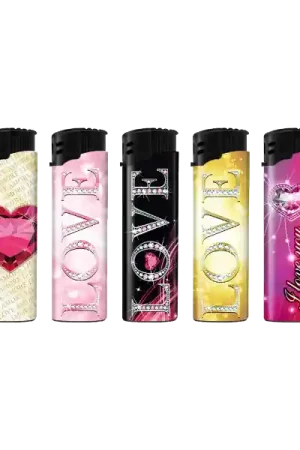 Biflame Aanstekers Love 50 stuks Klik Aanstekers | Professionele kwaliteit