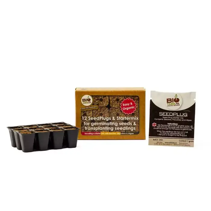 Net gelanceerd - BioTabs SeedPlugs & Startermix - Plantenvoeding