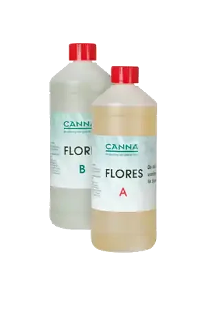 Canna Hydro Flores A & B - Hard Water ~ Basis plantenvoeding (Hydro Bloei) | Sale