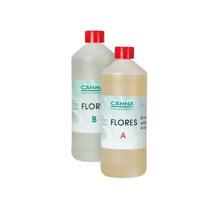 Canna Hydro Flores A & B - Hard Water ~ Basis plantenvoeding (Hydro Bloei) | Sale