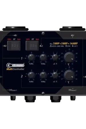 Actie - Cli-mate Multicontroller ~ Temperatuur Gestuurde Traploze Analoge Toerenregelaar