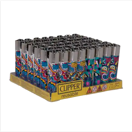 Flitsaanbieding - Clipper Classic Cool Vibes ~ Aanstekers 48 stuks