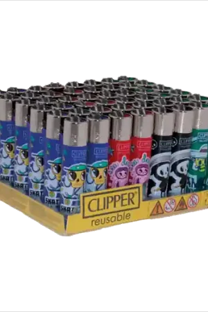 Topproduct | Clipper Classic Doodshoofden ~ Aanstekers 48 stuks