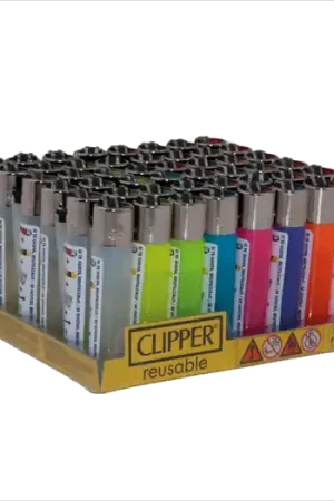 Clipper Classic Transparant ~ Aanstekers 48 stuks - Meest verkocht