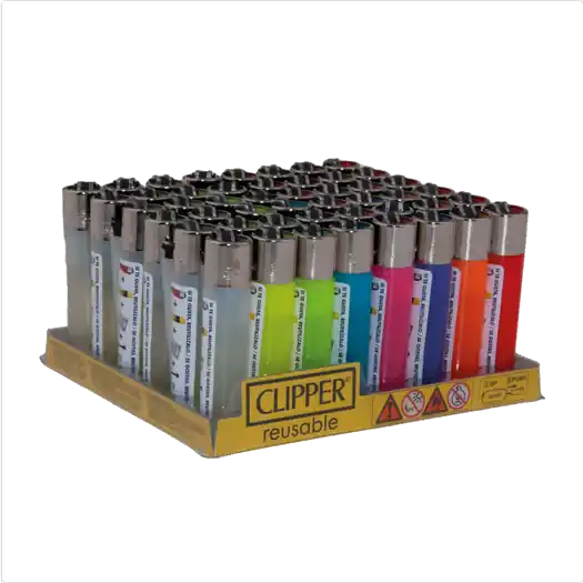Clipper Classic Transparant ~ Aanstekers 48 stuks - Meest verkocht