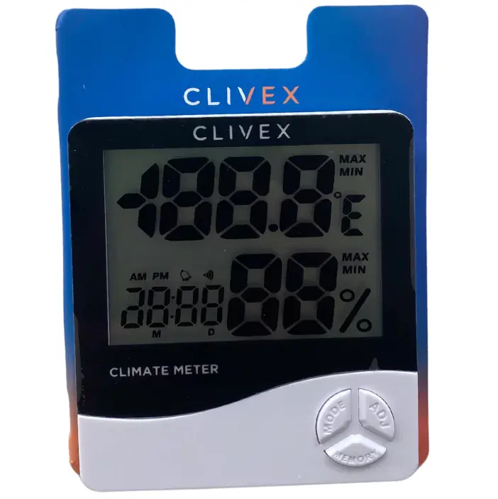 Clivex Thermohygrometer - Klimaatmeter | Veilig betalen