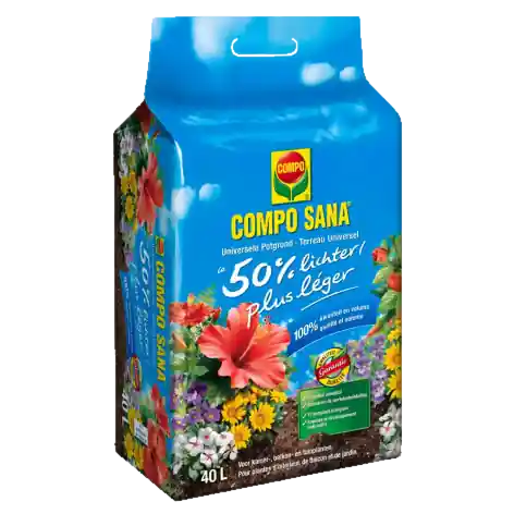 Bespaar meer | Compo Sana Universele Potgrond - 40ltr ~ 50% Lichter