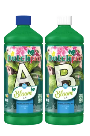 Dutch Pro Aarde Bloei A + B - Reversed Osmose / Zacht Water ~ Plantenvoeding - Deal
