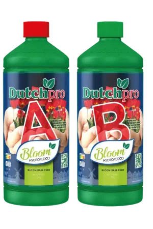 Dutch Pro Hydro/Coco Bloei A + B - Hard Water ~ Plantenvoeding - Premium