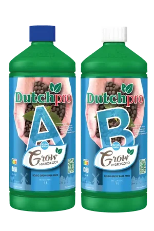 Dutch Pro Hydro/Coco Groei A + B - Reversed Osmose / Zacht Water ~ Plantenvoeding - Expreslevering