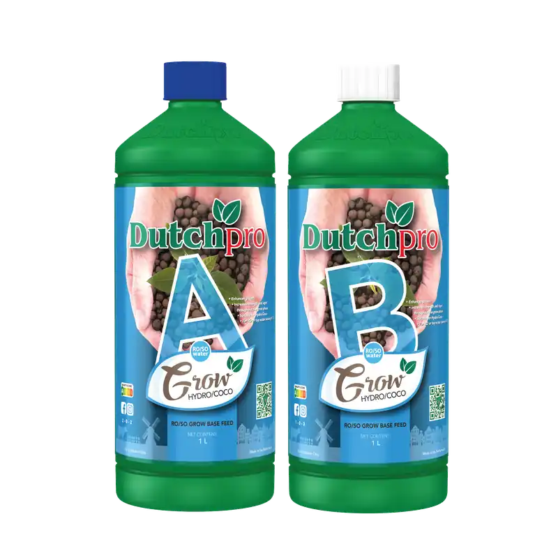 Dutch Pro Hydro/Coco Groei A + B - Reversed Osmose / Zacht Water ~ Plantenvoeding - Expreslevering