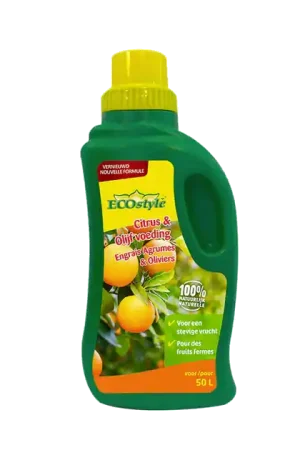 Dagdeal - ECOstyle Citrus & Olijf 500ml ~ 100% Natuurlijke Plantenvoeding
