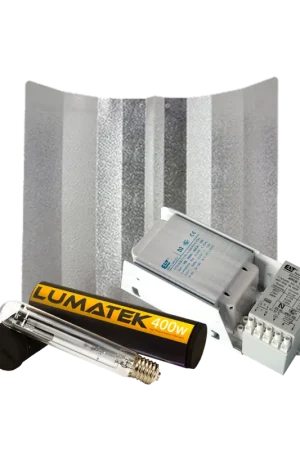 Fabrieksprijs - ELT + Hamerslagkap + Lumatek Dual Spectrum 400 Watt ~ Complete Verlichting Set
